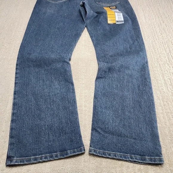 Ariat M4 Jeans Men 36x34 Relaxed Bootcut Carbine Rebar Cowboy Rodeo Stretch Blue